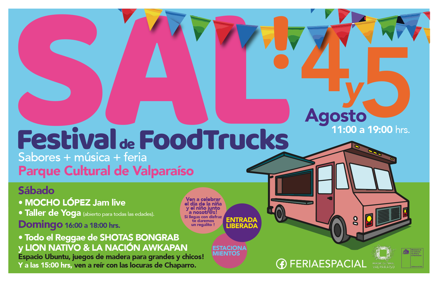 Atrévete y Sal! Primer Festival de Foodtrucks - Parque Cultural Valparaíso